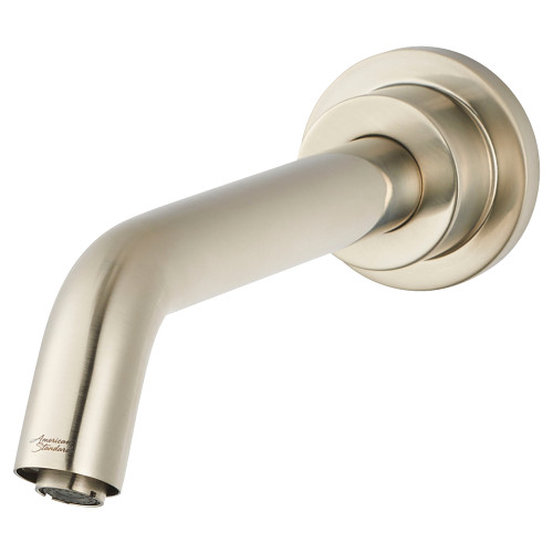 0.5 GPM Wall-Mount Sensor-Operated Faucet with DC Battery Powered in Brushed Nickel 0.5 GPM Wall-Mount Sensor-Operated Faucet with DC Battery Powered in Brushed Nickel