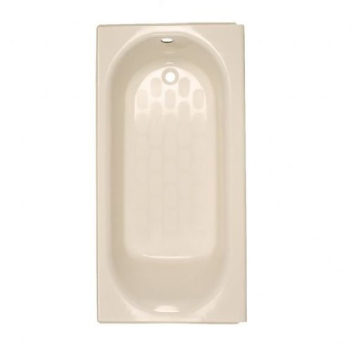 60-in. x 30-in. Integral Apron Bathtub with Left Hand Drain and Tub Cover in Linen