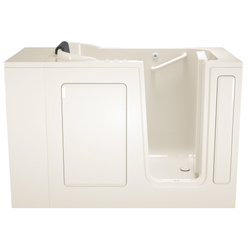 2848.105.CRL 28-in. x 48-in. Walk-In Air Spa and Whirlpool Massage Bathtub with Right-Hand Drain in Linen