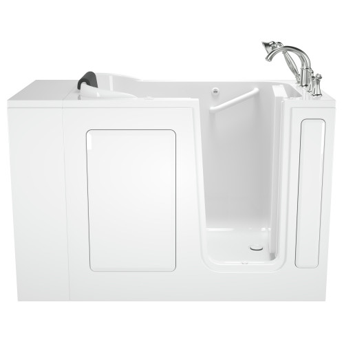 2848.609.SRW 28-in. x 48-in. Walk-In Soaking Bathtub with Right-Hand Drain and Tub Faucet in White