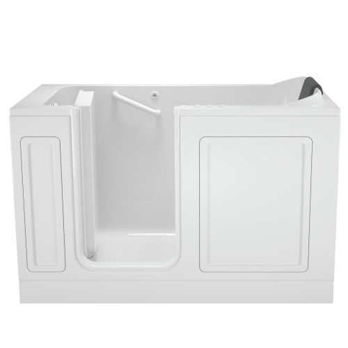 32-in. x 60-in. Walk-In Air Spa and Whirlpool Massage Bathtub with Left-Hand Drain in White