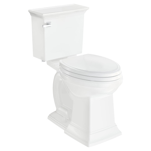 Right Height Elongated Toilet in White Right Height Elongated Toilet in White