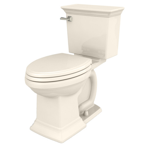 Right Height Elongated Toilet in Linen