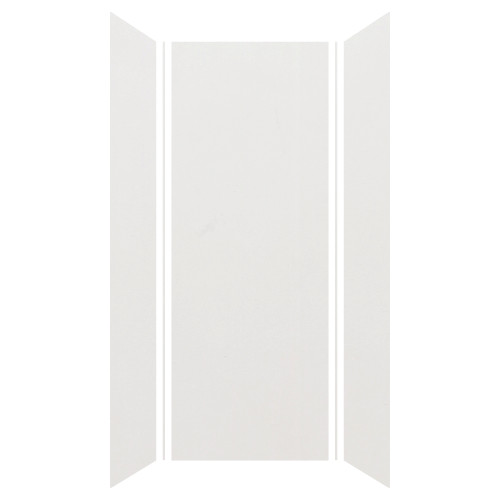 EWK363696-39 Expressions 36" X 36" X 96" 3-Piece Shower Wall Trimmable Kit, In Grey