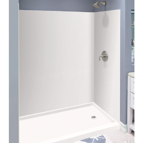 Transolid EWK603672-31 Expressions 36" X 60" X 72" 3-Piece Tub/Shower Wall Kit, In White Transolid EWK603672-31 Expressions 36" X 60" X 72" 3-Piece Tub/Shower Wall Kit, In White