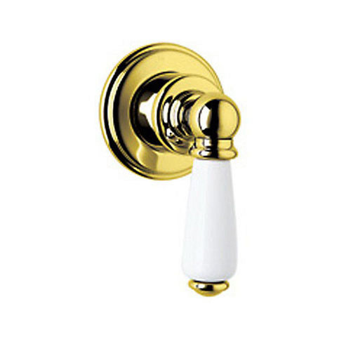 U.3240L-IB/TO 3/4in Wall Valve Trim in English Gold