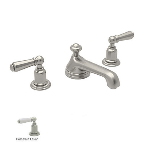 U.3705L-STN-2 Widespread Bathroom Faucet and Pop-Up Drain in Satin Nickel