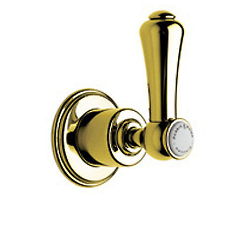 Wall Valve Trim in English Gold