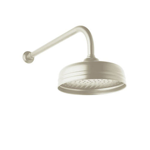 8in Single Function Shower Head in Satin Nickel