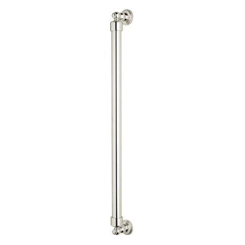 24in Decorative Grab Bar in Polished Nickel