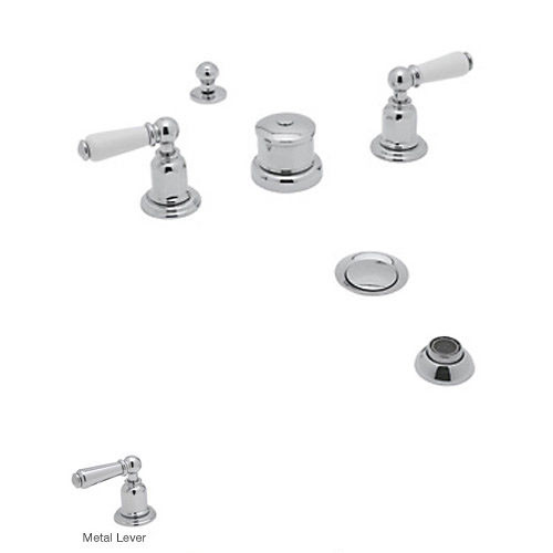 Rohl U.3960L-APC Perrin and Rowe Widespread Bidet Faucet