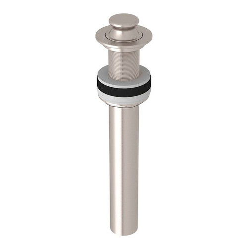 Non Slotted Lift and Turn Drain in Satin Nickel