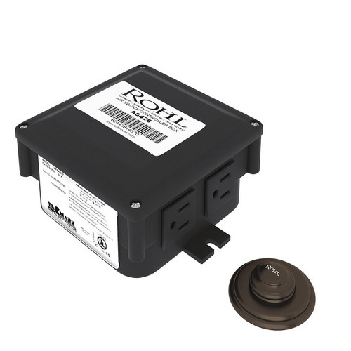 Decorative Luxury Air Activated Switch Button with Control Box for Waste Disposal in Tuscan Brass