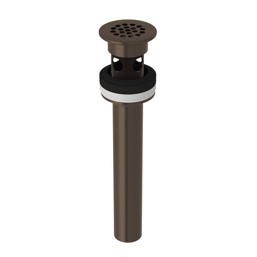 Slotted Grid Drain in Tuscan Brass