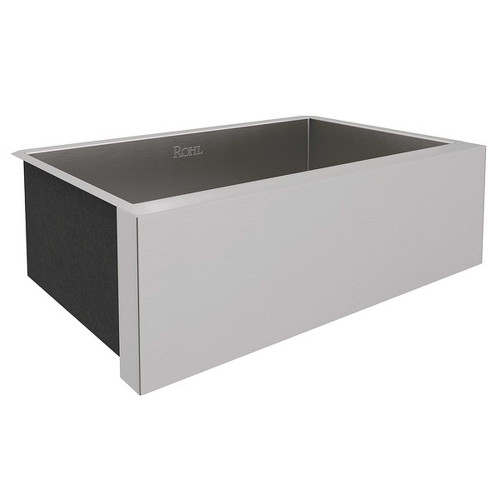 Single Bowl Undermount Apron Front Kitchen Sink in Brushed Stainless Steel