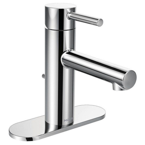 6190 Single Handle Single Hole Bathroom Faucet in Chrome