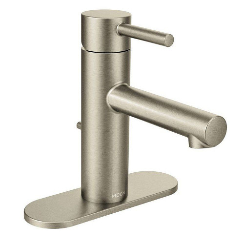 6190BN Single Handle Single Hole Bathroom Faucet in Brushed Nickel