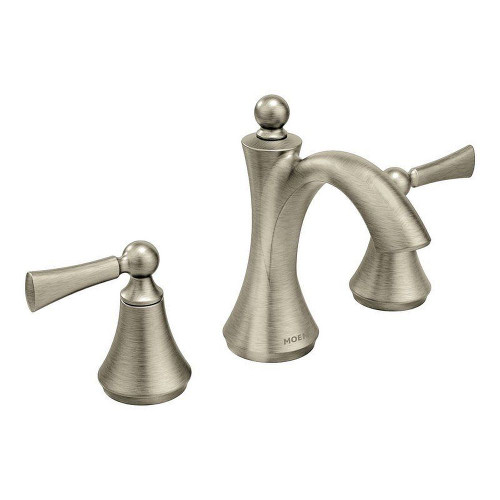 T4520BN Double Handle Widespread Bathroom Faucet in Brushed Nickel