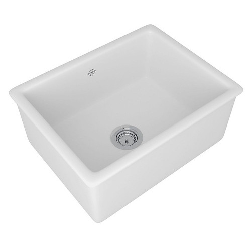 Single Bowl Inset/Undermount Fireclay Secondary Kitchen/Laundry Sink in White Single Bowl Inset/Undermount Fireclay Secondary Kitchen/Laundry Sink in White