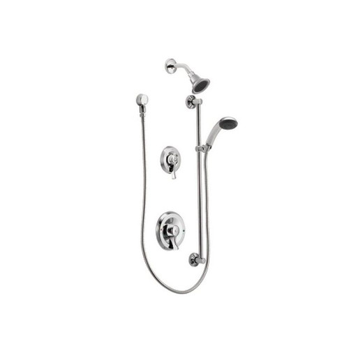 Shower System Trim Package with 1.5 GPM Single Function Shower Head in Chrome