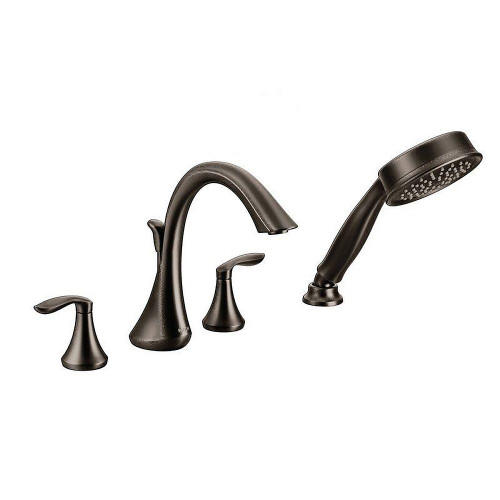 T944ORB Deck Mounted Tub Filler with Hand Shower in Oil Rubbed Bronze