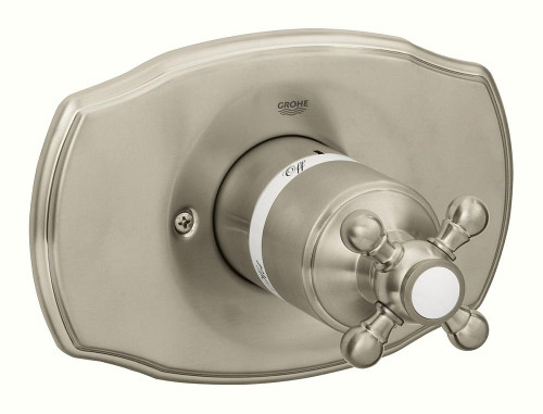 Grohe 19725EN0 Geneva Pressure Balance Valve Trim Kit With Single Cross Handle Grohe 19725EN0 Geneva Pressure Balance Valve Trim Kit With Single Cross Handle