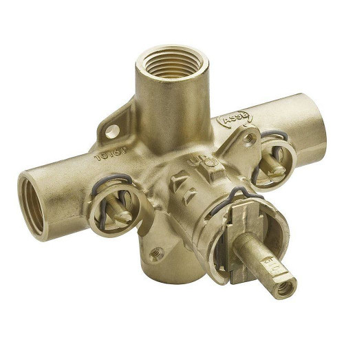 1/2 Inch IPS Posi-Temp Pressure Balancing Rough-In Valve (With Stops) in Chrome