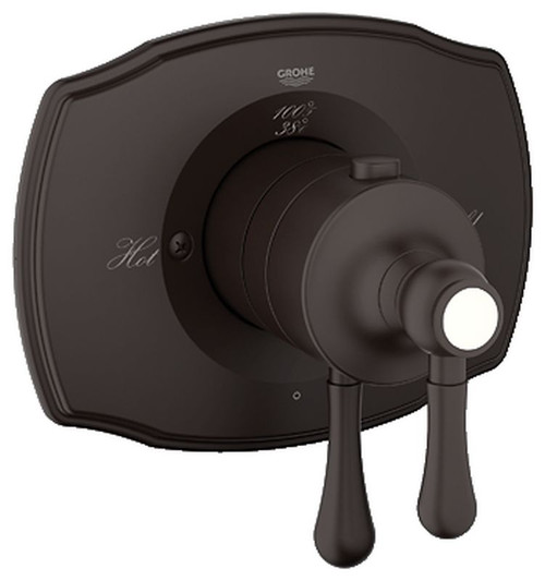 Single Function Thermostatic Trim with Control Module in Oil Rubbed Bronze