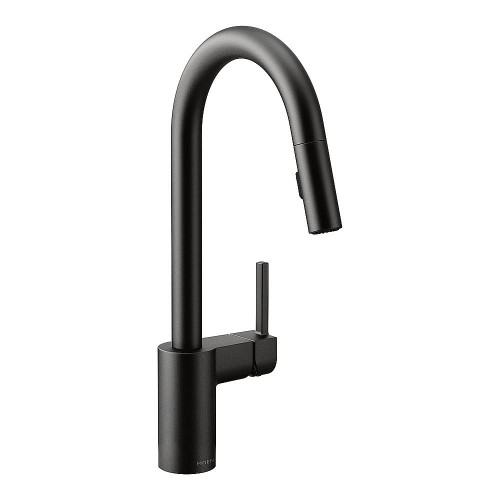 7565BL Matte Black One-Handle Pulldown Kitchen Faucet