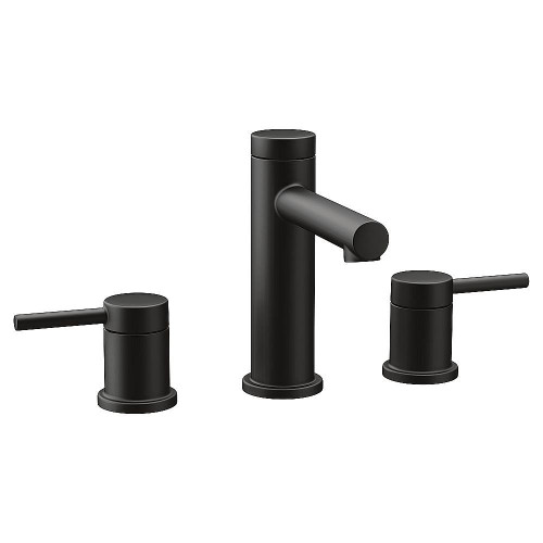 Matte Black Two-Handle Bathroom Faucet