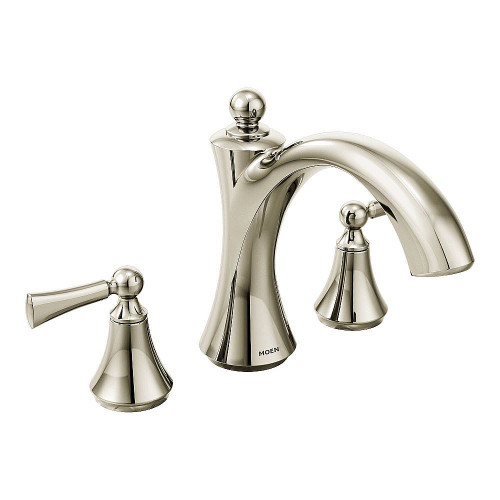 T653NL Polished Nickel Two-Handle Roman Tub Faucet