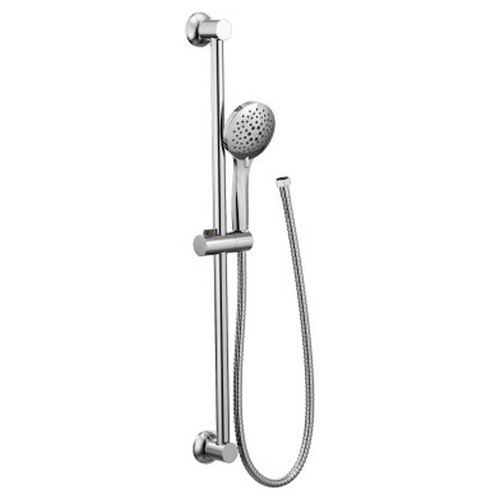 1.75 GPM Five-Function Eco-Performance Handheld Shower with Slidebar in Chrome 1.75 GPM Five-Function Eco-Performance Handheld Shower with Slidebar in Chrome