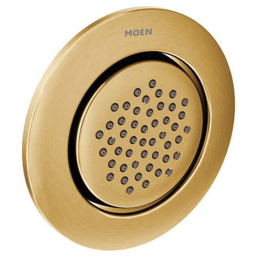 Single Function Adjustable Body Spray in Brushed Gold