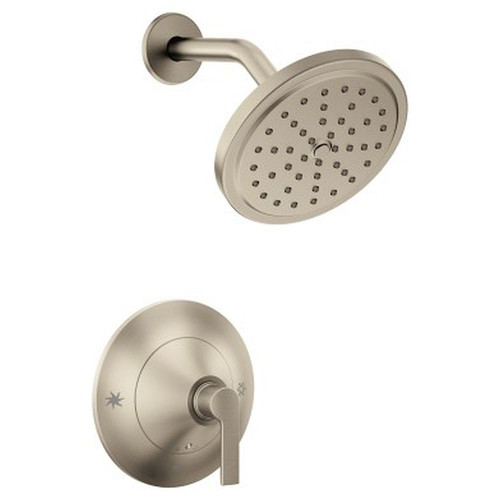 Shower Trim Package with 1.75 GPM Single Function Eco-Performance Shower Head in Brushed Nickel Shower Trim Package with 1.75 GPM Single Function Eco-Performance Shower Head in Brushed Nickel