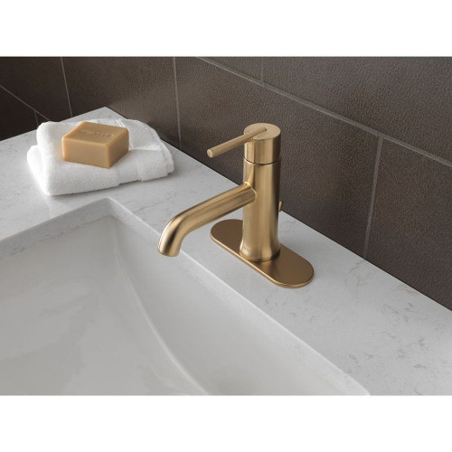 559LF-CZMPU Trinsic Single Handle Lavatory Faucet - Metal Pop-Up in Champagne Bronze