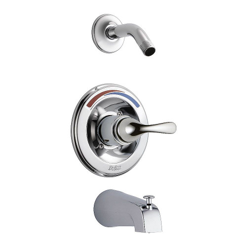T13491-LHD Single Function Bath and Shower Trim in Polished Chrome