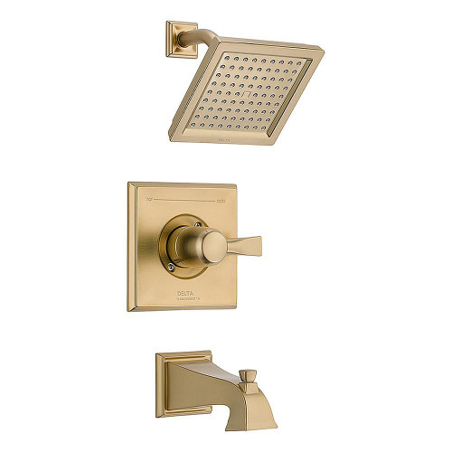 Single Function Pressure Balanced Bath and Shower Trim Less Rough-in in Champagne Bronze Single Function Pressure Balanced Bath and Shower Trim Less Rough-in in Champagne Bronze
