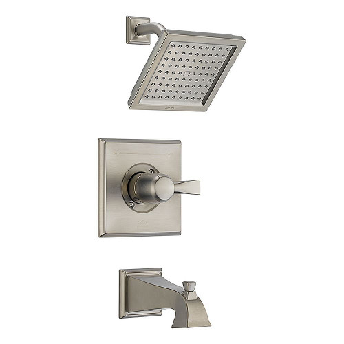 Delta T14451-SS Single Function Pressure Balanced Bath and Shower Trim Less Rough-in in Brilliance Stainless Delta T14451-SS Single Function Pressure Balanced Bath and Shower Trim Less Rough-in in Brilliance Stainless