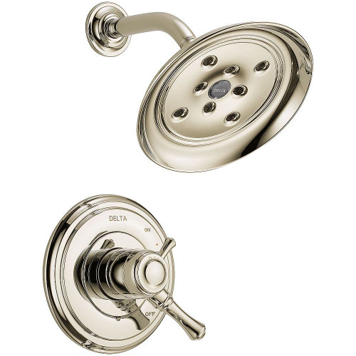 Dual Function Pressure Balanced Shower Trim with H2Okinetic and Integrated Volumn Control Less Rough-in in Polished Nickel Dual Function Pressure Balanced Shower Trim with H2Okinetic and Integrated Volumn Control Less Rough-in in Polished Nickel
