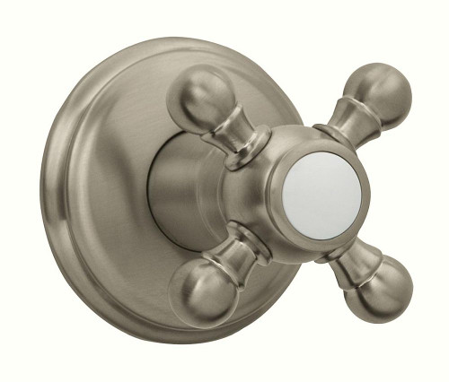 Volume Control Trim with Cross Handle in Brushed Nickel Volume Control Trim with Cross Handle in Brushed Nickel