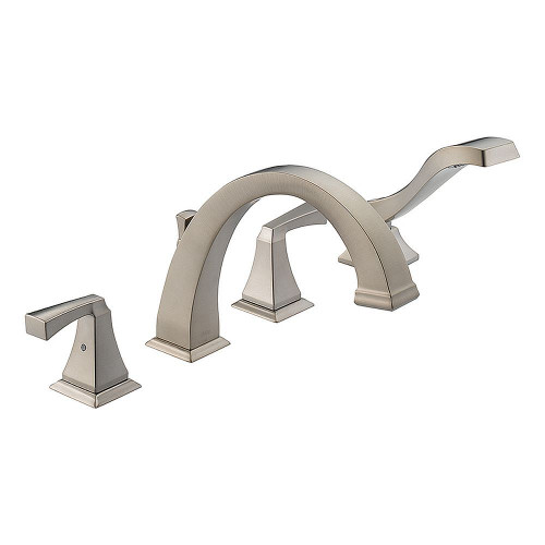 Delta T4751-SS Roman Tub Filler with Hand Shower in Brilliance Stainless Delta T4751-SS Roman Tub Filler with Hand Shower in Brilliance Stainless