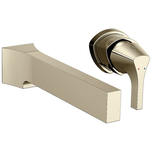 Single Handle Wall Mount Lavatory Faucet Trim in Polished Nickel Finish, 1.2gpm Flow Rate Single Handle Wall Mount Lavatory Faucet Trim in Polished Nickel Finish, 1.2gpm Flow Rate