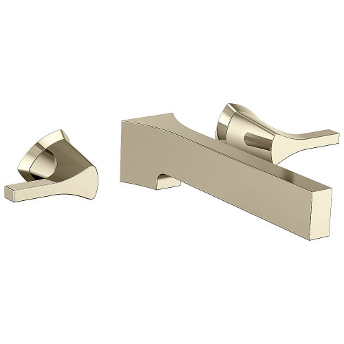 T3574LF-PNWL Two Handle Wall Mount Lavatory Faucet Trim in Polished Nickel Finish, 1.2gpm Flow Rate