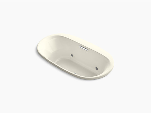 66in X 36in Oval Drop-In Vibracoustic Bath with Bask Heated Surface and Chromatherapy in Biscuit 66in X 36in Oval Drop-In Vibracoustic Bath with Bask Heated Surface and Chromatherapy in Biscuit