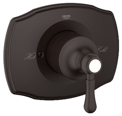 Single Function Pressure Balance Valve Trim with Control Module in Oil Rubbed Bronze