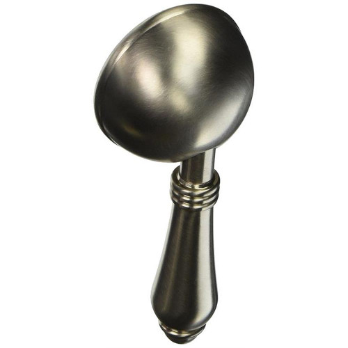 Single Metal Lever Handle With Dome Cap In Polished Chrome
