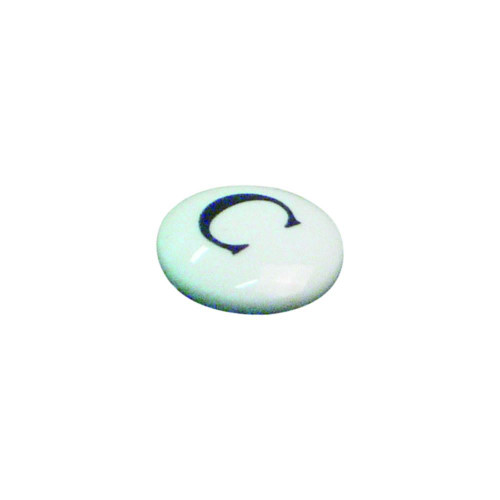 Cold Porcelain Insert With "C" Letter