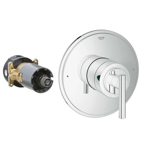 Timeless Single Function Pressure Balance Trim with Control Module in Chrome