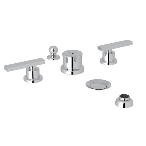 Rohl BA595L-APC Pirellone Bidet Faucet with Lever Handles