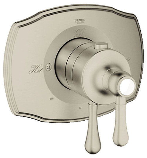 Grohe 19825EN0 Grohtherm 2000 Authentic Dual Function Thermostatic Trim Kit With Control Module